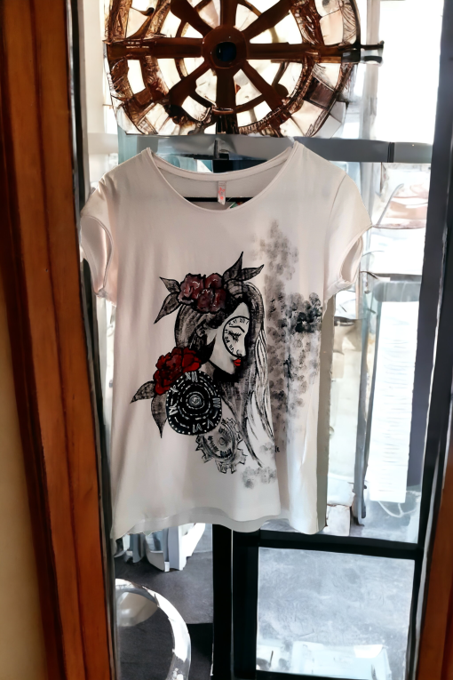Tienda de camisetas pintadas a mano.