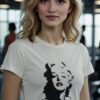 Camiseta pintada a mano Hollywood, con Marilyn Monroe