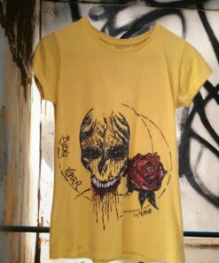 Camiseta pintada a mano Vibra